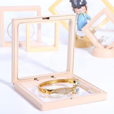 China Jewelry PE Membrane Suspension Box , Jewelry Display Box Customized Size for sale