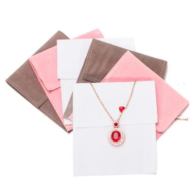 China OEM Diskret Supply Leichtgewicht Samt Schmuck Taschen für Ohrringe Studs Mädchen zu verkaufen