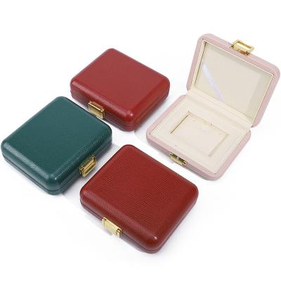 China Floating Effect High-End PU Leather Jewelry Storage Case for Ring Ear Studs for sale