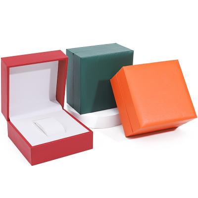 China Supple Dirt-Resistant PU Leather Watch Packaging Box Sleek Luxury Storage Case for sale