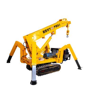 China TRUCK CRANE 1 ton 2 ton 3 ton 5 ton 8 ton mini spider crawler foldable crane for sale