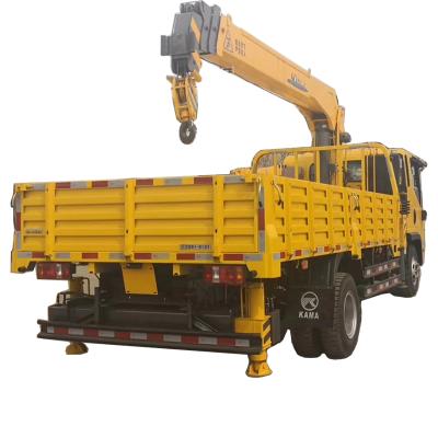 China TRUCK CRANE Self Loading Truck Mounted Crane Truck With Crane 10 Ton for sale