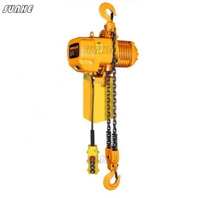 China Other Chain Hoist 220V 380V 500kg 1ton 2ton 5ton Electric Chain Pulley Hoist for sale