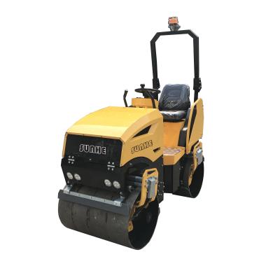 China Asphalt Road and Soil Road Vibratory Roller Drums Dual Wheels with Honda and Diesel Engine for sale