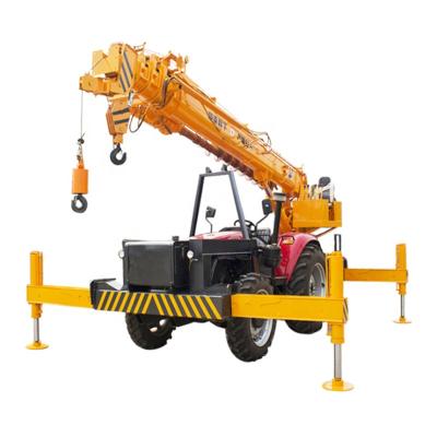 China TRUCK CRANE Telegraph Poles Hydraulic Machine Four Wheel Drive Tractor Crane Digging Drilling Machine for sale