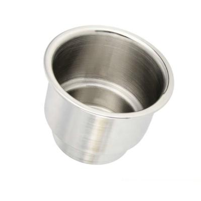 China Marine Hardware Boat Yacht Accessories 304 Stainless Steel Cup Drinks Holder Can Auto Accessories Marine Hardware Car RV Fishing Boat Holder Rack Mount Holder for sale