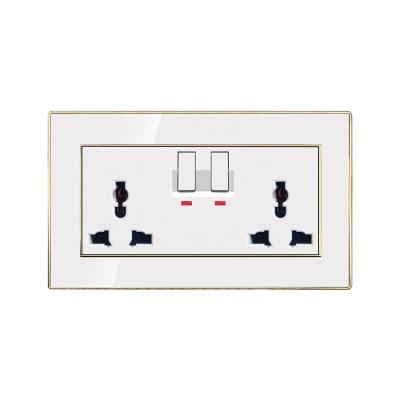 China British Hot Selling Residential/Multi-Purpose Hotel Dual 146*86 13a Multi-Function Wall Socket For Home Hotel for sale