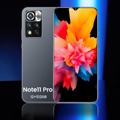 China Global Fingerprint Versie Note 11 Pro 12gb+512gb 6.7 Inch Full Display Telefoon Hd Test Android 10.0 Mobile Cell Phone Smartphone for sale