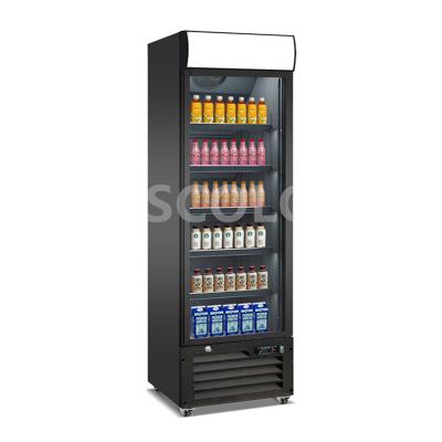 China Shopping Mall Commercial Cold Display Single-Temperature Beverage Equipment Refrigerated Showcase for sale