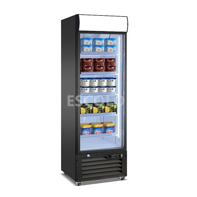 China Energy Efficiency Commercial Durable Glass Door Display Refrigerator And Freezer for sale