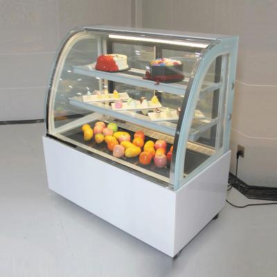 China Single-temperature Custom Design Commercial Cake Showcase Cake Showcase Refrigerator Display Fridge for sale