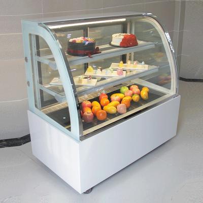 China Single-temperature Cake Showcase Commercial Fruit Cake Refrigeration Showcase Restaurant Chiller Refrigerator for sale