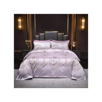 China Factory direct supply luxury rose single bed 4pcs bedding set for sale