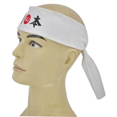 China Tradition Style Customized Traditional Japan High Quality Hachimaki Cotton Headband With Logo for sale