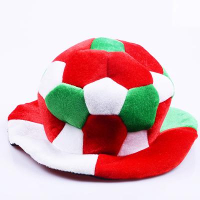 China Funny Cap Plush Party Clown Football Club Knit Football Team Crazy Hats For Cap Fan for sale