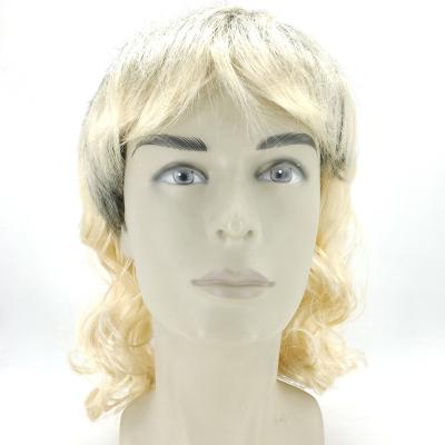 China 2023 New Italian Factory Hot Sale Blue Wave Clown Wig For Party Events for sale