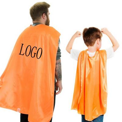 China Polyester 2022 new adult superhero cape superhero capes for adults satin costume cape for sale