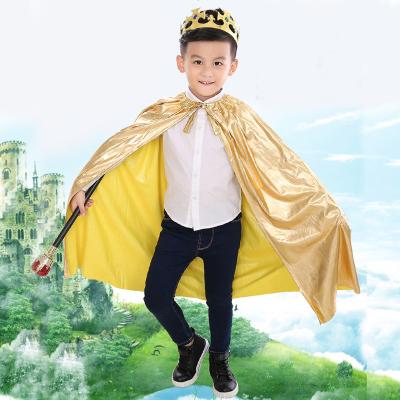 China Cheap Superhero Cape Snow Queen Girl Cape Dress Up Christmas Costume Princess Cape Children New Year Costume Coats for sale