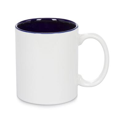 China 11oz Viable Sublimation Two Tone Mug Inner Color-Blue for sale