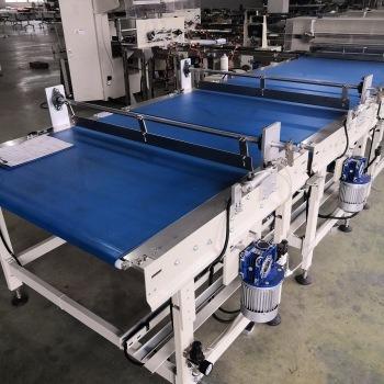 China Automatic Feeding Line Food Sealing And Packing Machine For Mooncake / Cupcake / Cookies for sale