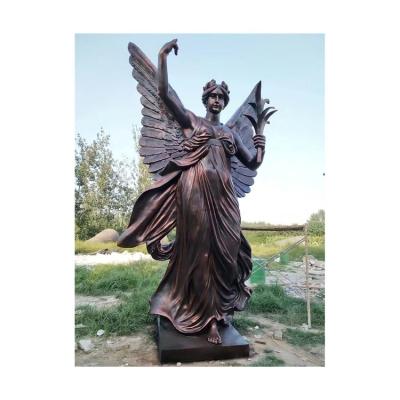 China 2021 New Arrival Water Park Decoration Europe Large Angel Figure Outdoor Sculpture for sale