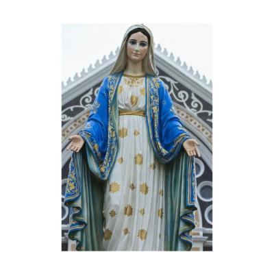 China Catholic Virgin Mary Statue Europe Cheapest Outdoor Decoration Resin for sale