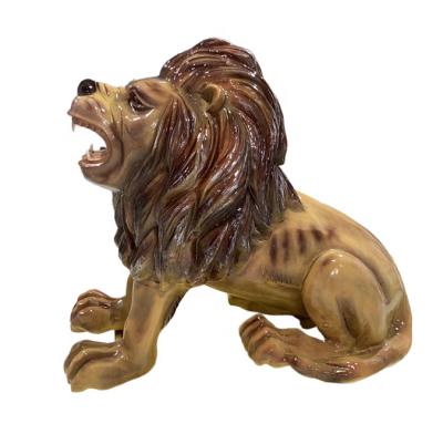 China China Decorate Your Outdoor Space With This Inexpensive Fiberglass Lion Sculpture for sale