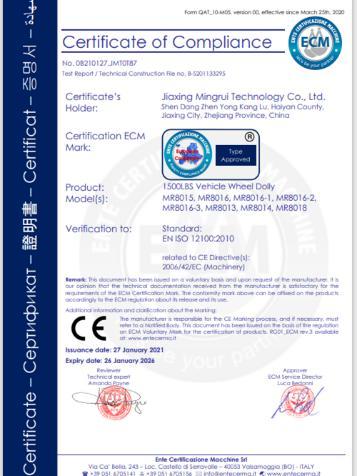 CE - Jiaxing Mingrui Technology Co., Ltd.