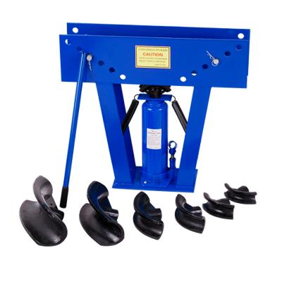 China Building Material Shop 16 Ton Pump Tubing Bender Hydraulic Hand Pump Tubing Bender Stroke Tool Steel Pipe Bender With 8 Dies for sale