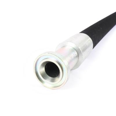 China Tube is long life hydraulic high pressure flexible braided oil-absorbing nylon rubber hose customized by synthetic oil factory low price for sale