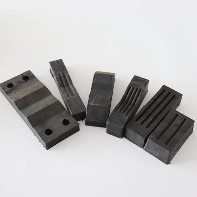 China Various factory direct sales of customized high quality and low price non-standard solid rubber track blocks for sale