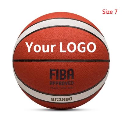 China Japanese style melted leather logo basketball microfiber wholesale price PE PERSONALIZATION PE basketball gg7X indoor ball for sale