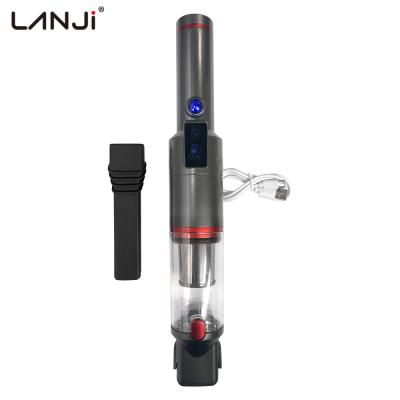 China Hotel LANJI H2 Cordless Car Vacuum Cleaner OEM/ODM 2in1 Home Handheld Stick Sweep Dry Big Suction Car Cordless Vacuum Automobile for sale