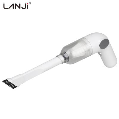 China OEM LJ2580-DC 50W Mini Car Keyboard Vacuum Cleaner Portable Cheap LANJI Car Handheld for sale