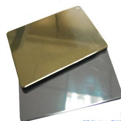 China 4mm Chinese alucobond aluminum composite panel for wall cladding with mirror gold color for sale