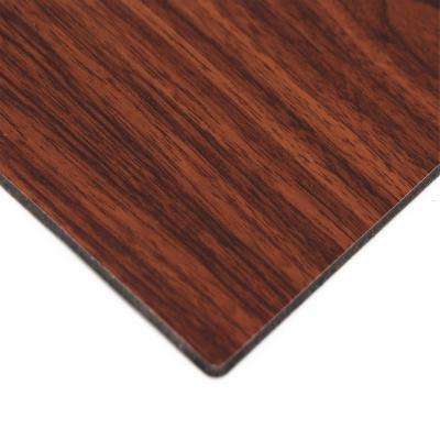 China Modern Aluminum Plastic Composite Panel ACP ACB Panel Exterior Facade Wood Panel for sale