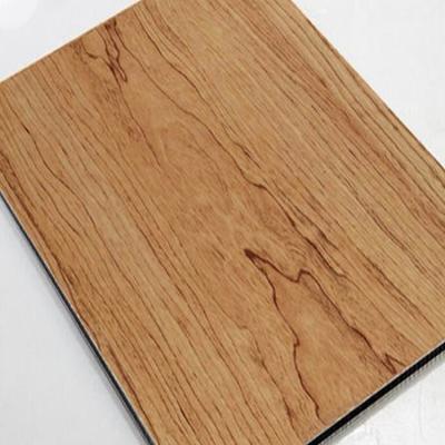 China Exterior Wall Panel Modern Fireproof Design Coated Exterior Wood ACM for sale