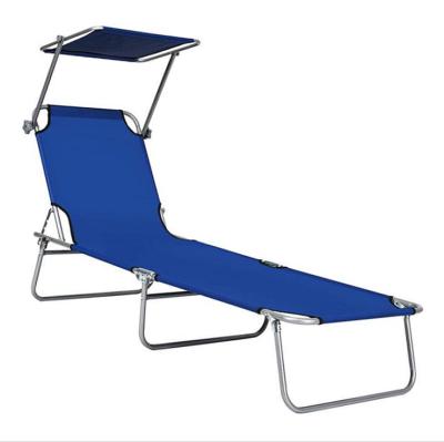 China Modern Hot Cheap Fold Garden Beach Summer Relax Outdoor Leisure Patio Balcony Sun Lounger Recliner Sofa Daybed Folding Bed for sale