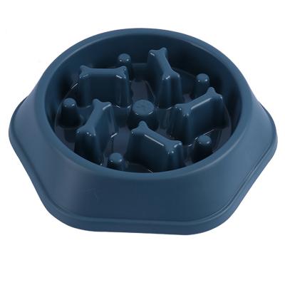 China Viable Wholesale Plastic Bowls Slow Feeders Food Anti-Mite Slow Feeders Thick Material Dog Bowl for sale