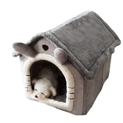 China 2021 Selling Luxury Pet Style Home Bed Accessories Breathable Custom Warm Removable Doghouse Cover. for sale