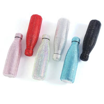 China Sustainable Personalized Custom Sports Bottle Workout Bottle Glitter Bottle With Hourly for sale