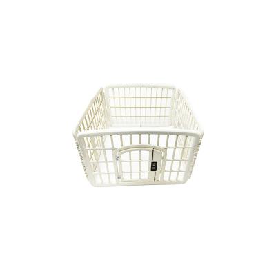 China New Style Breathable Dog Playpen Crate Metal Fence Pet Puppy Play Pen Exercise Cage Grid Foldable Pet Barrier for sale