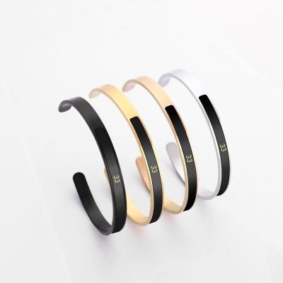 China IP67 waterproof 2021 new fashion colorful men's and women's jewelry bangles stainless steel body temperature adjustable titanium smart bracelet for sale