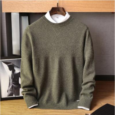 China Anti-Wrinkle 100% Pure Cashmere Mens Pullover Sweater Warm Sweater Man Knitted Sweaters for sale