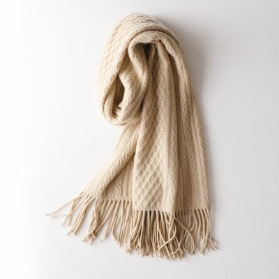 China OEM Fashion Wool Shawls Women Warm Winter Cashmere Scarf 100% Pure Cashmere Customized Cashmere Scarf for sale