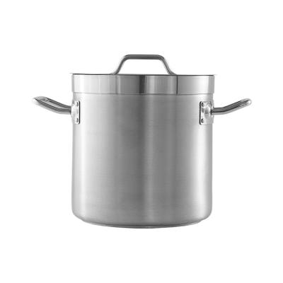 China Sustainable Heavy Duty Soup Pot Cookware Cooking Set , Stainless Steel Stock Pot For Cooking for sale