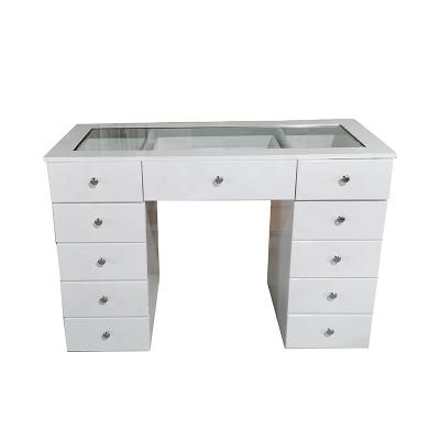 China Modern Luxury High Quality Wooden Slipcovered Office Desk Corner Table For Living Room for sale