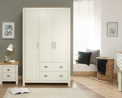 China (Size) Factory Price Adjustable Simple Modern Bedroom Furniture Two Door Wardrobe With Two Drawers for sale