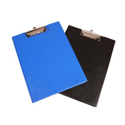 China Custom Plastic PVC A4 Double Side Clipboard Plastic Stationery Folder for sale