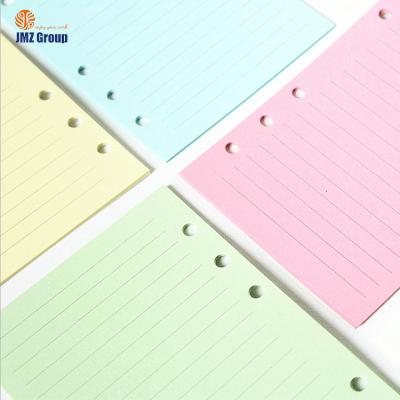 China Factory direct customizesd A6 pages binder planner refills loose leaf paper refilling paper for sale